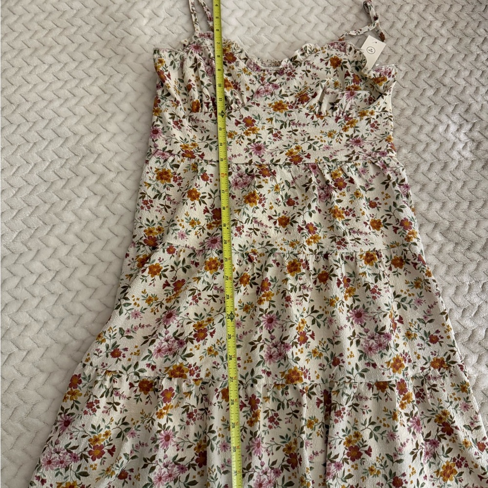 Women’s Floral Sundress w/adjustable Spaghetti Straps, Size M, BNWT - Picture 2 of 9